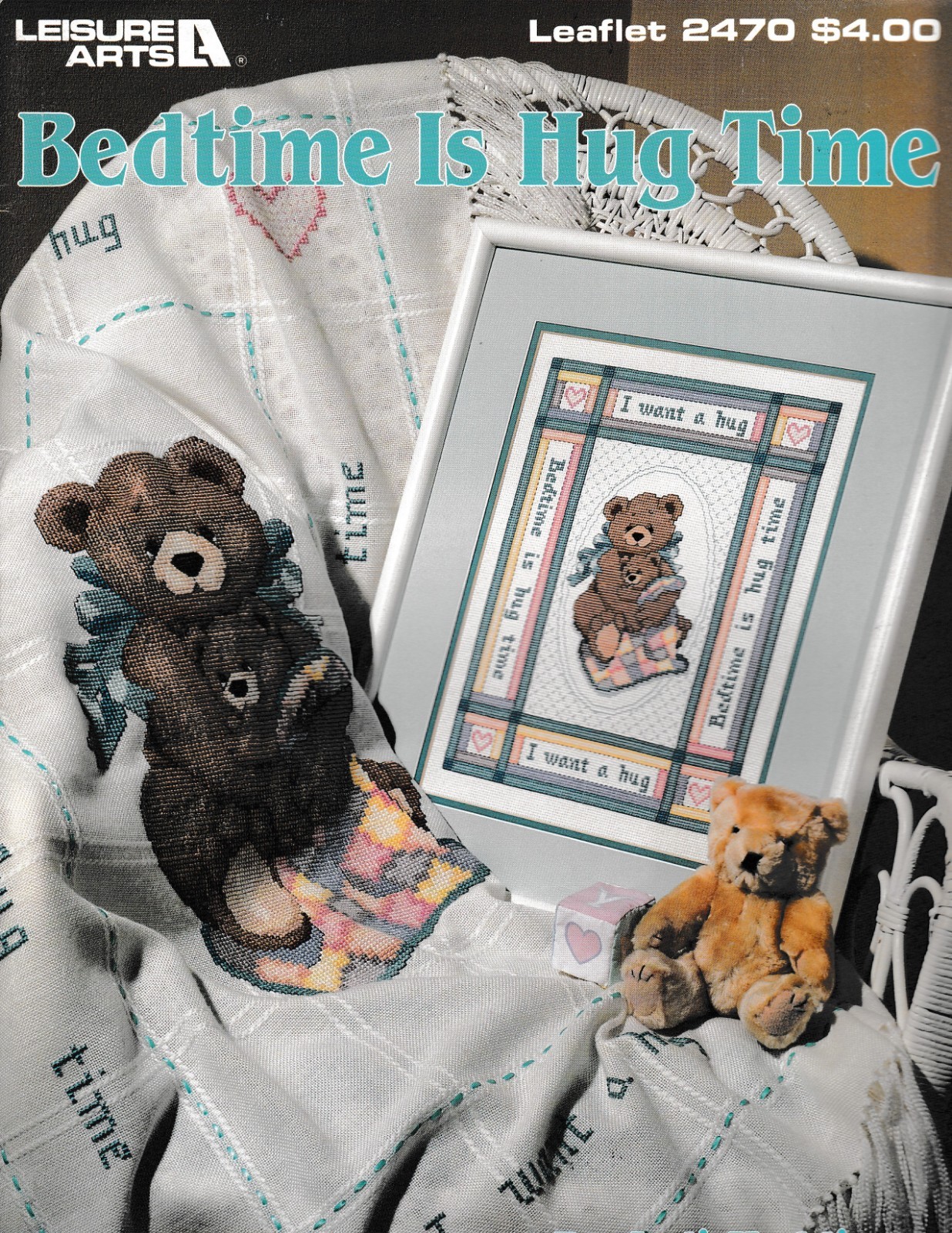 Bedtime is Hug Time Cross Stitch | Leisure Arts 2470