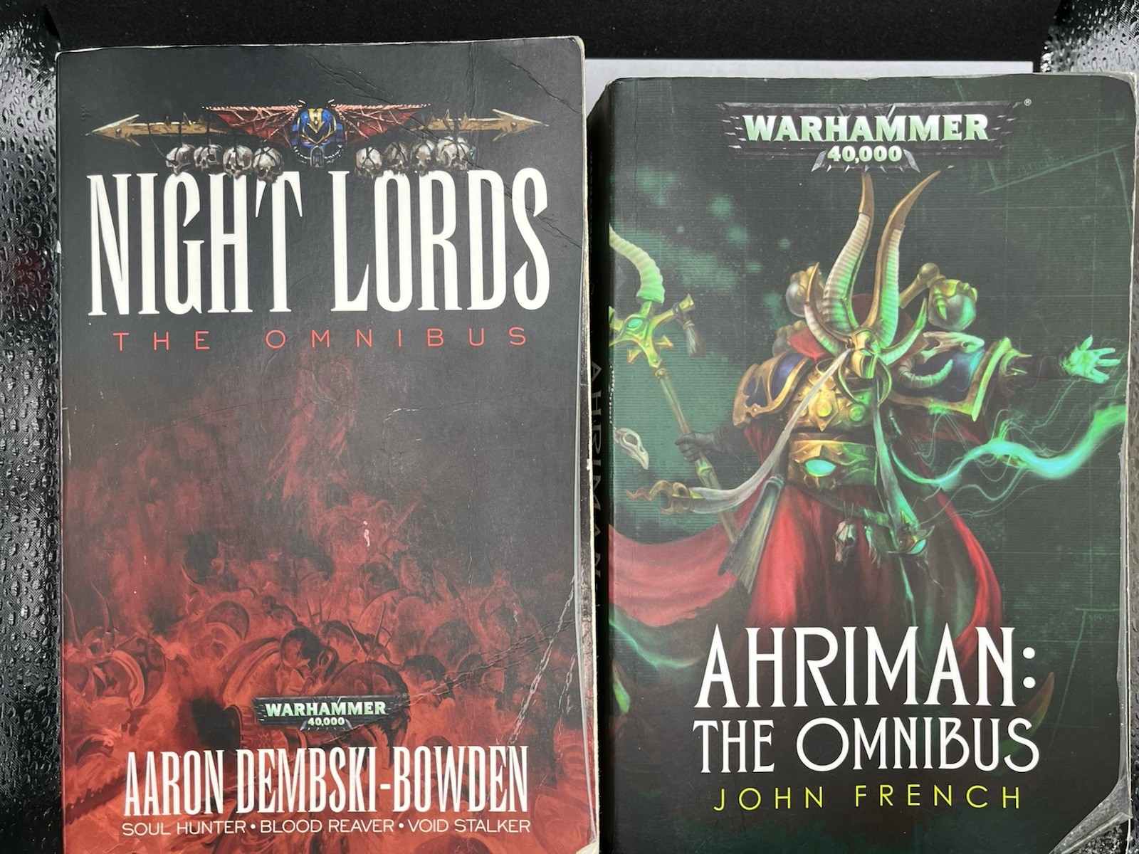 Warhammer 40K (2) Books Used: Ahriman Omnibus & Night lords