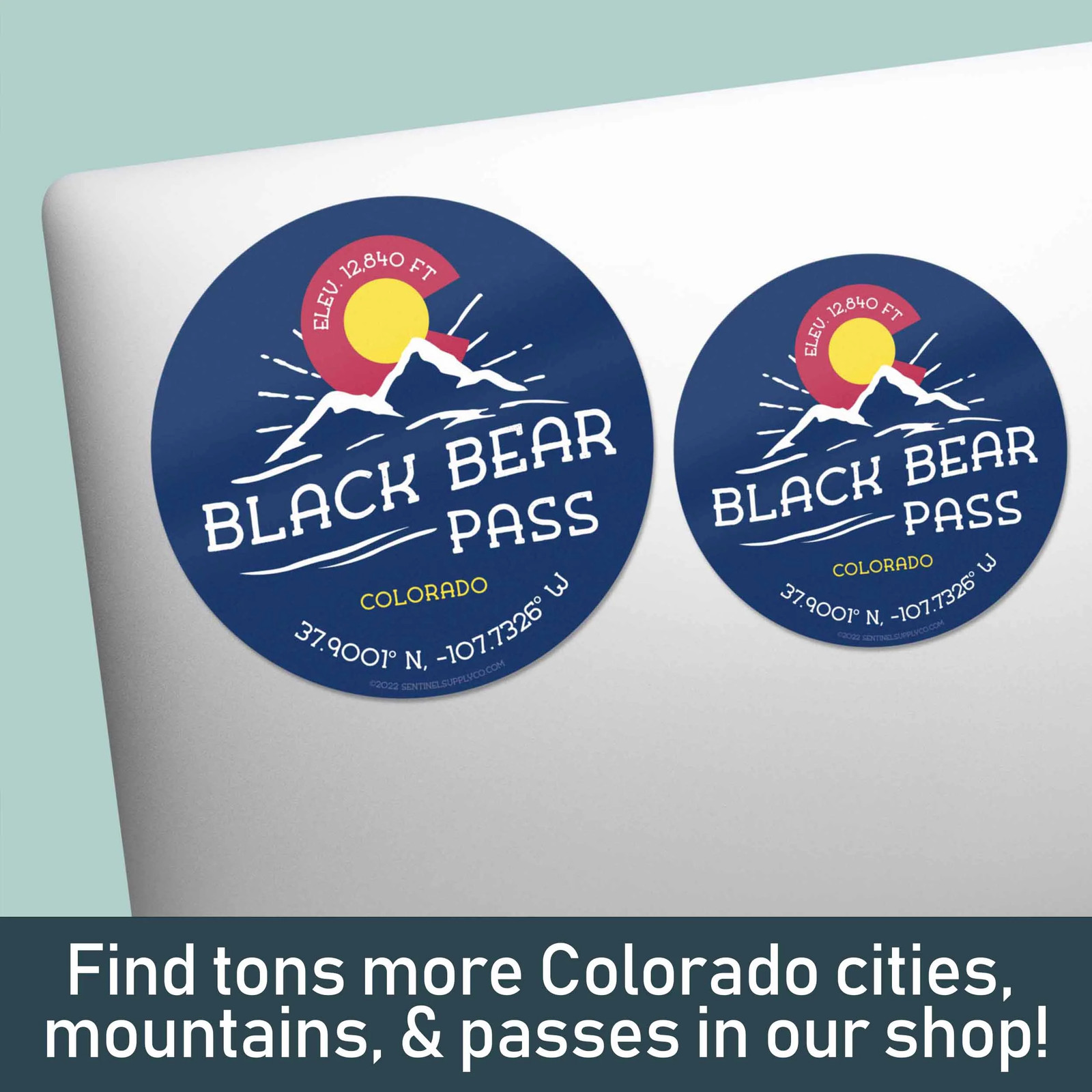 Imogene Pass Colorado Stickers