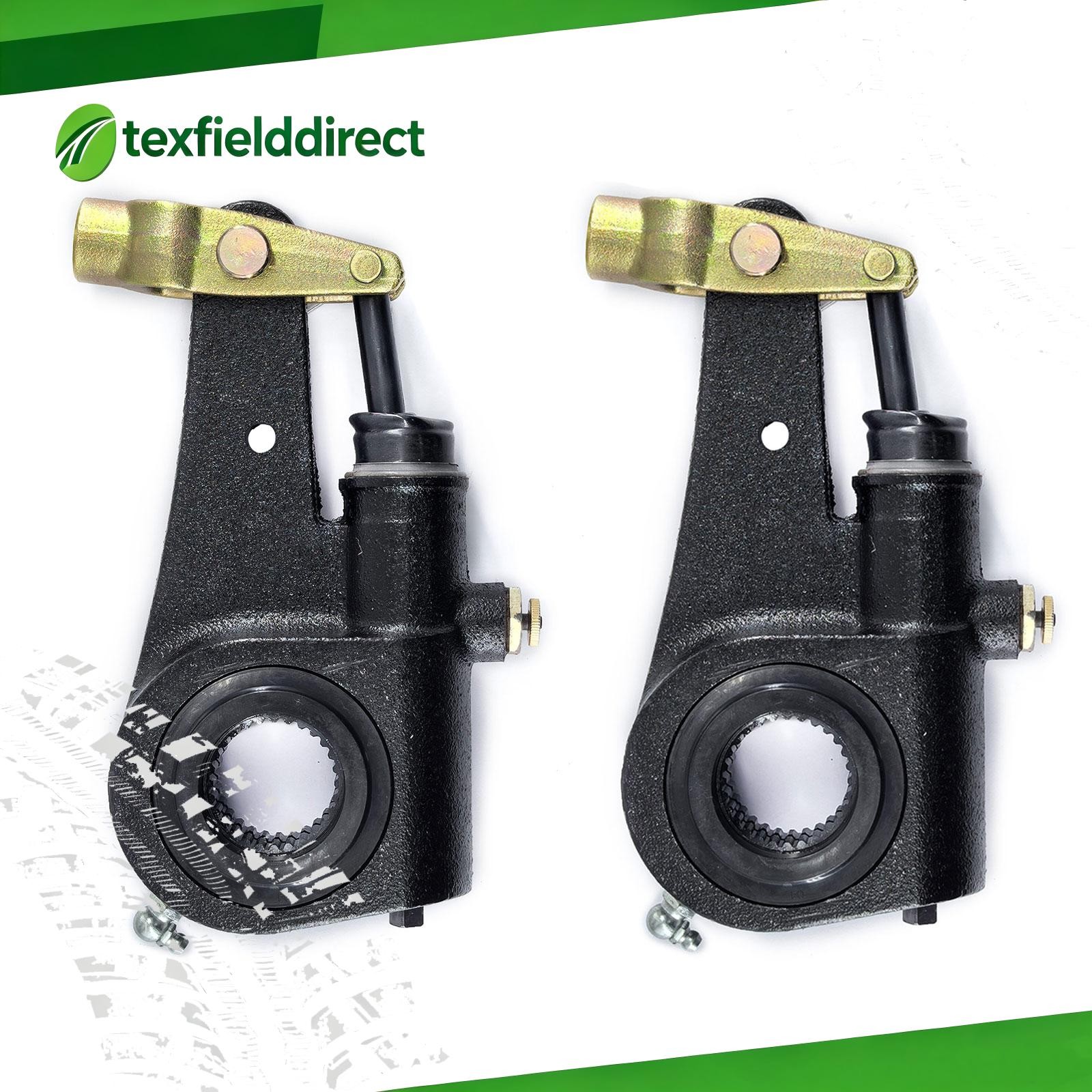 2PCS Automatic Slack Adjuster 1.5"x28 Spline 6" Lever Replace Meritor R801074