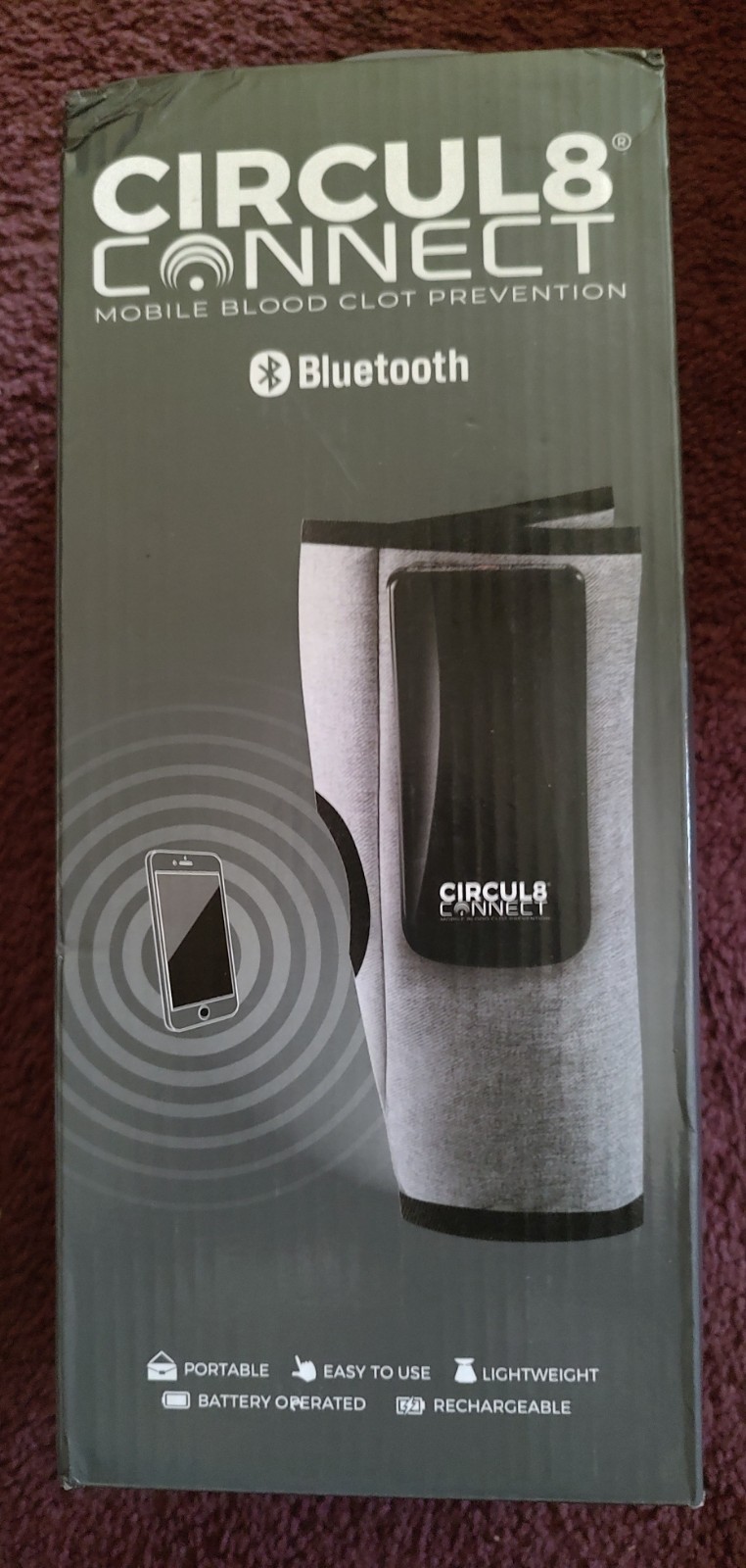 Circul 8 Connect Mobile Blood Clot Prevention Bluetooth Portable Easy to Use