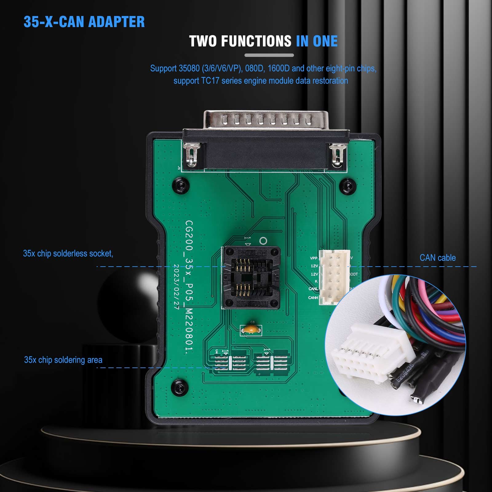 CGDI CG100X New Generation Programmer for Reset Mile-age and Chip Reading US