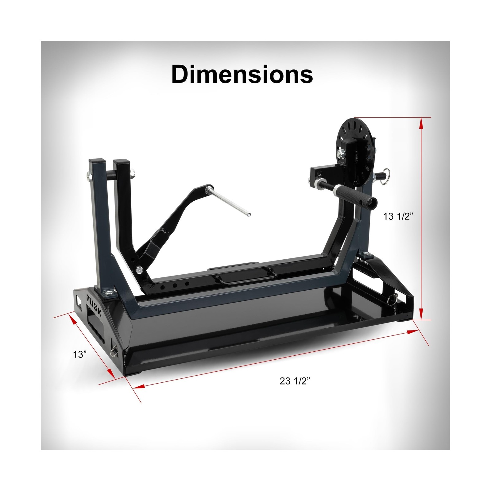 Tusk Motorcycle Engine Stand for All Vertical-Type Single Cylinder 2 or 4-Str...