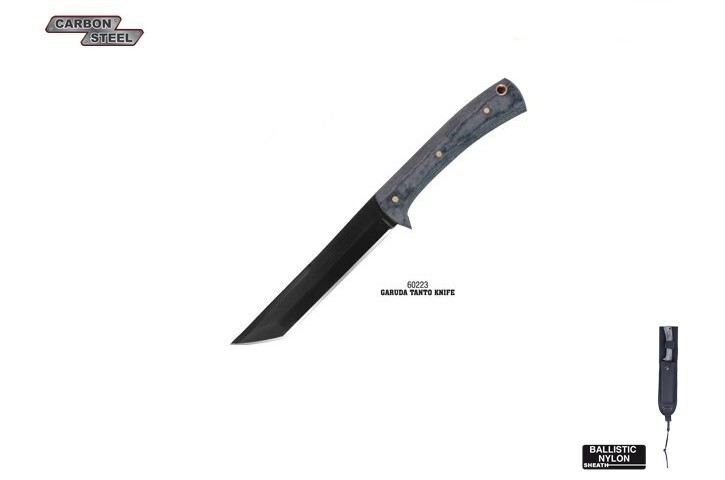 Condor Knife & Tool Guruda Bowie Fixed 6" Blade W/ Nylon Sheath Tanto