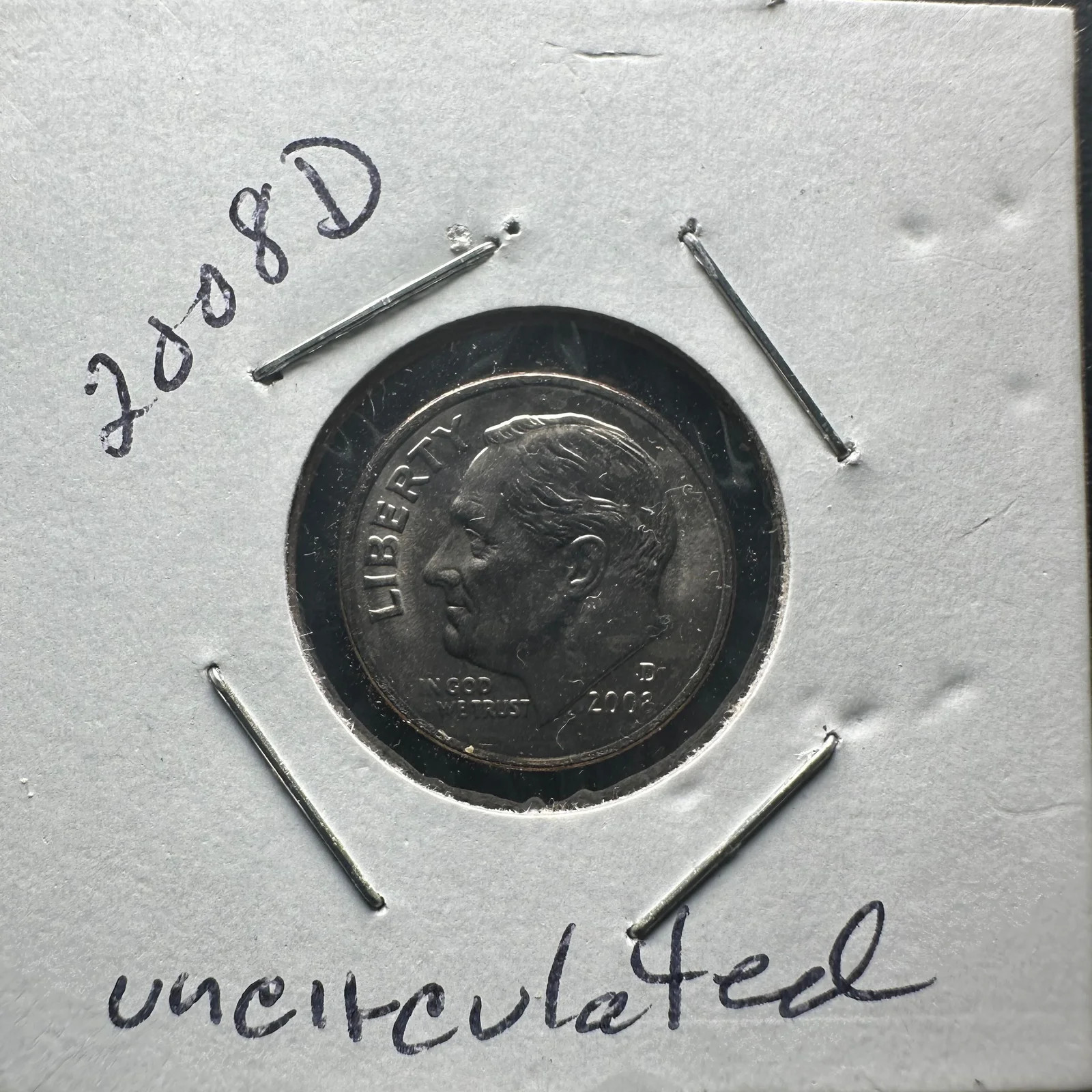 2008 D Roosevelt Dime Brilliant Luster