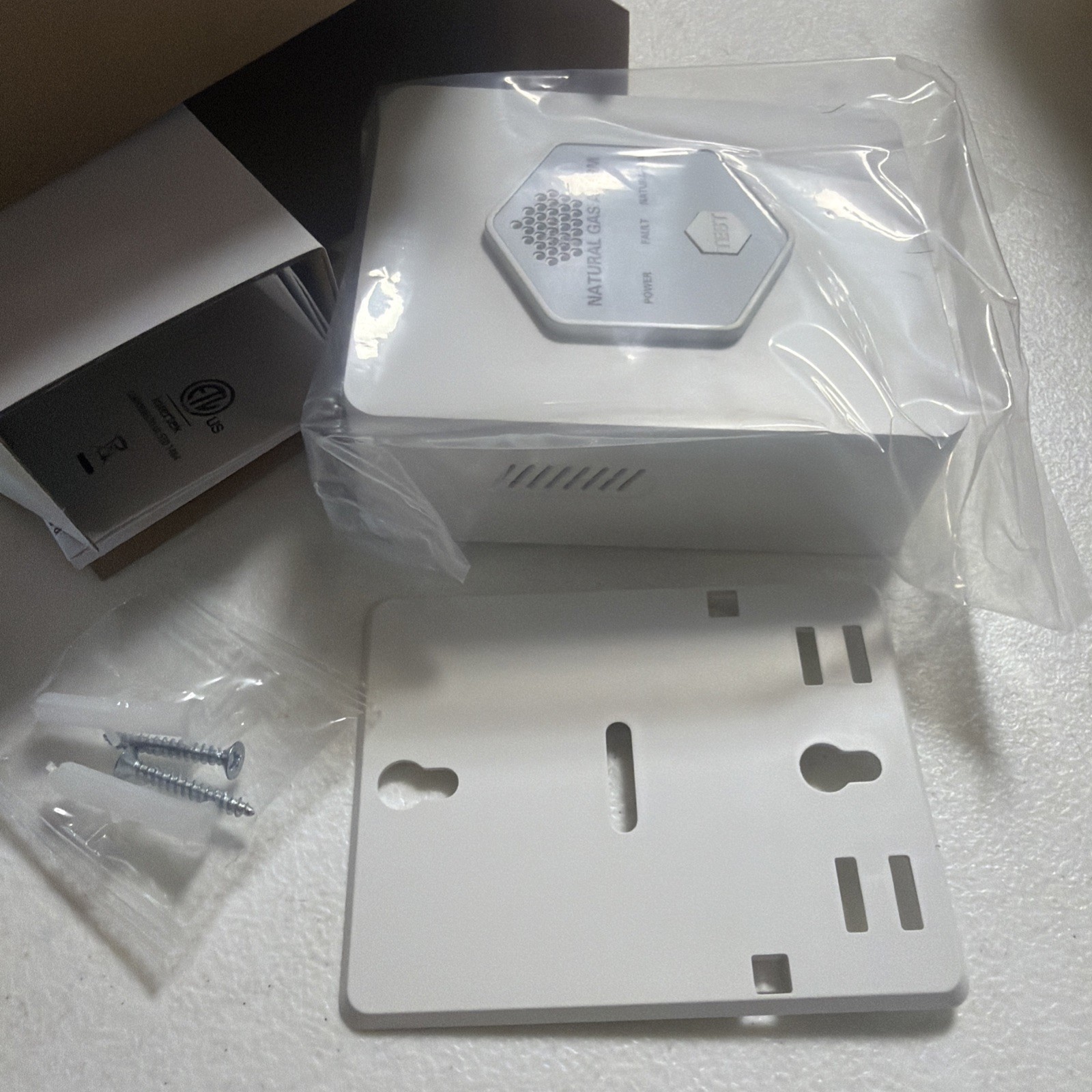 2-Universal Security Instruments Natural Gas Alarm. NEW/Open Box