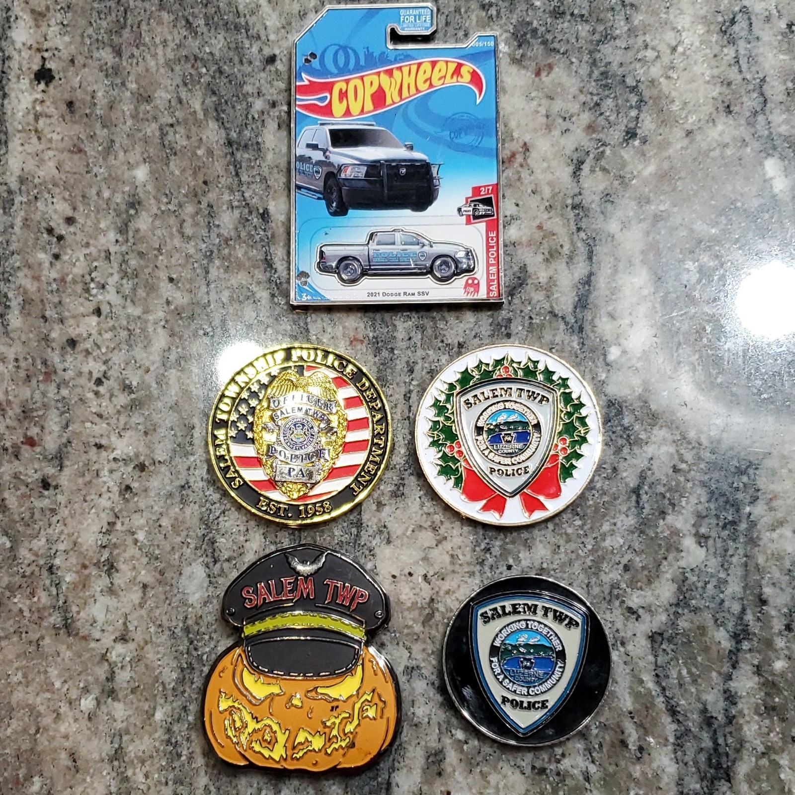 Salem Township Police Challenge Coins