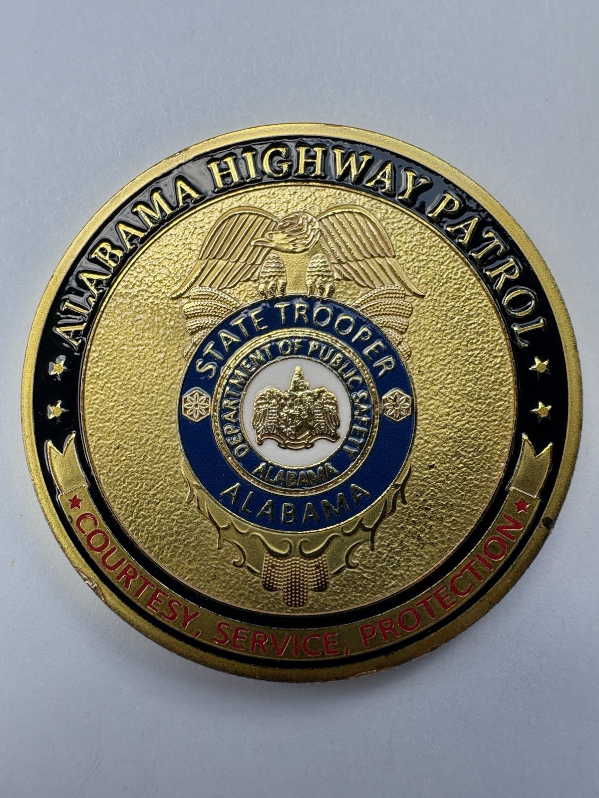 Alabama Highway Patrol Police Challenge Coin