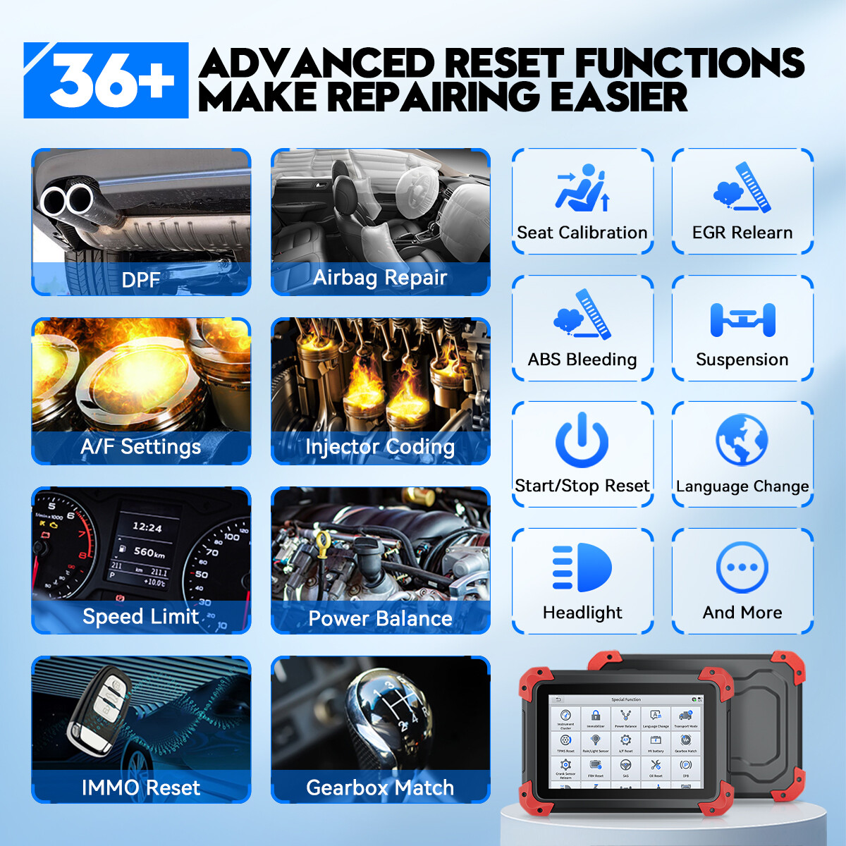 XTOOL D7 V2.0 Bidirectional Diagnostic Tool Full System Scanner Key Programmer