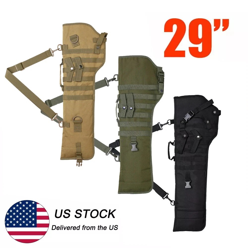 29" Tactical Rifle Bag Gun Range Padded Soft Carry Case Hunting Storage Backpack