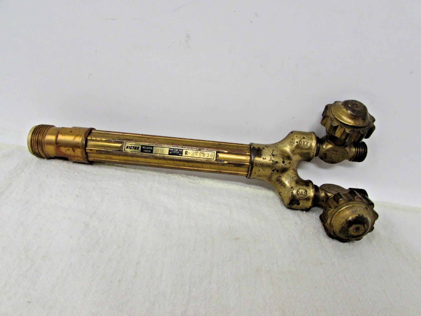 Vintage USA Victor Untested Welding Torch Model 315