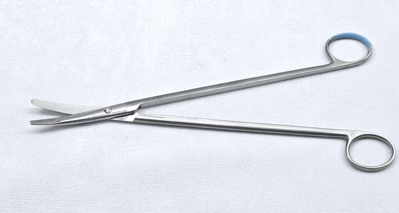 V. Mueller CH5741 Serrated Slightly Curved Diethrich Cardiovascular Scissors