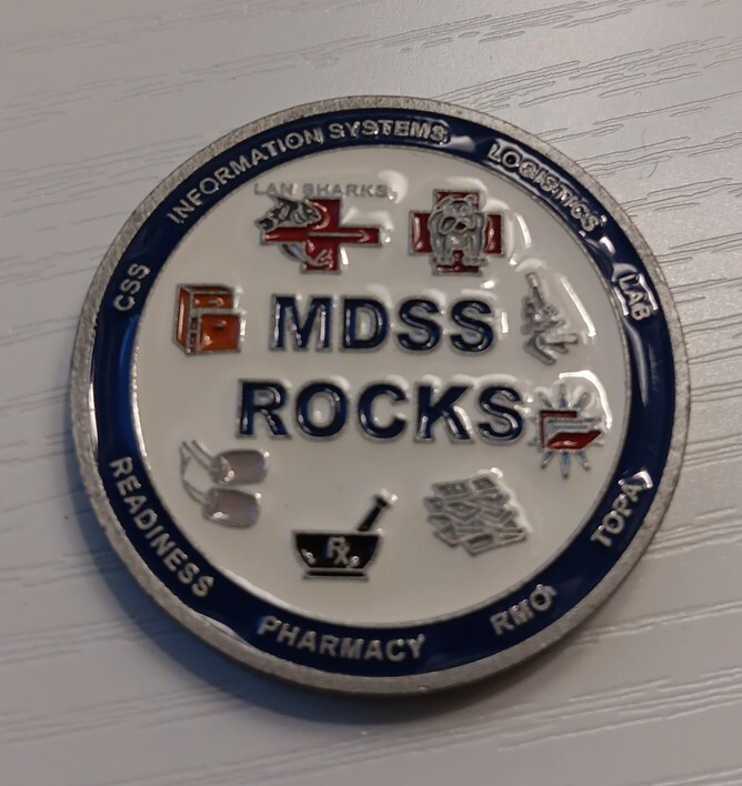 USAF 92d Medical Support Squadron MDSS ROCKS Challenge Coin