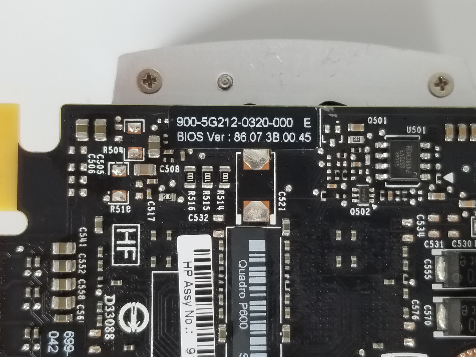 NVIDIA Quadro P600 2GB GDDR5 GPU High Profile Bracket 4x Mini DisplayPort.