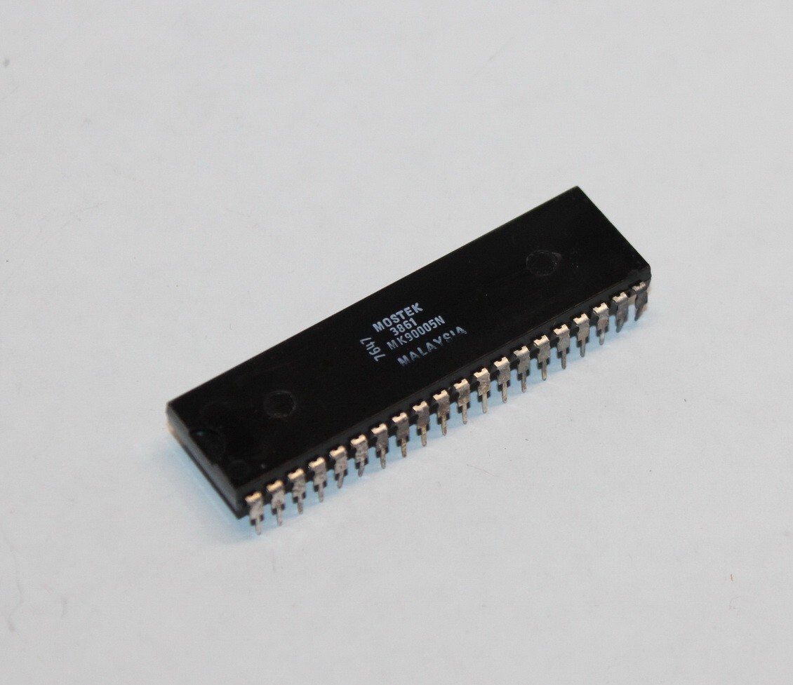 1x Mostek 3861 PIO for F8 computer MK9005N DIP40 New Old Stock IC