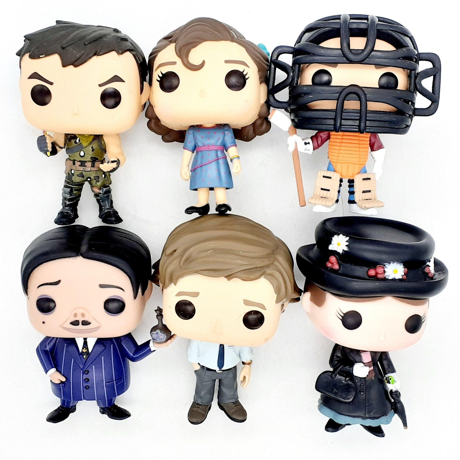 Funko Pop Vinyl Figures Lot Of 6 Mary Poppins Soldier Catcher Mixed Movie Loose