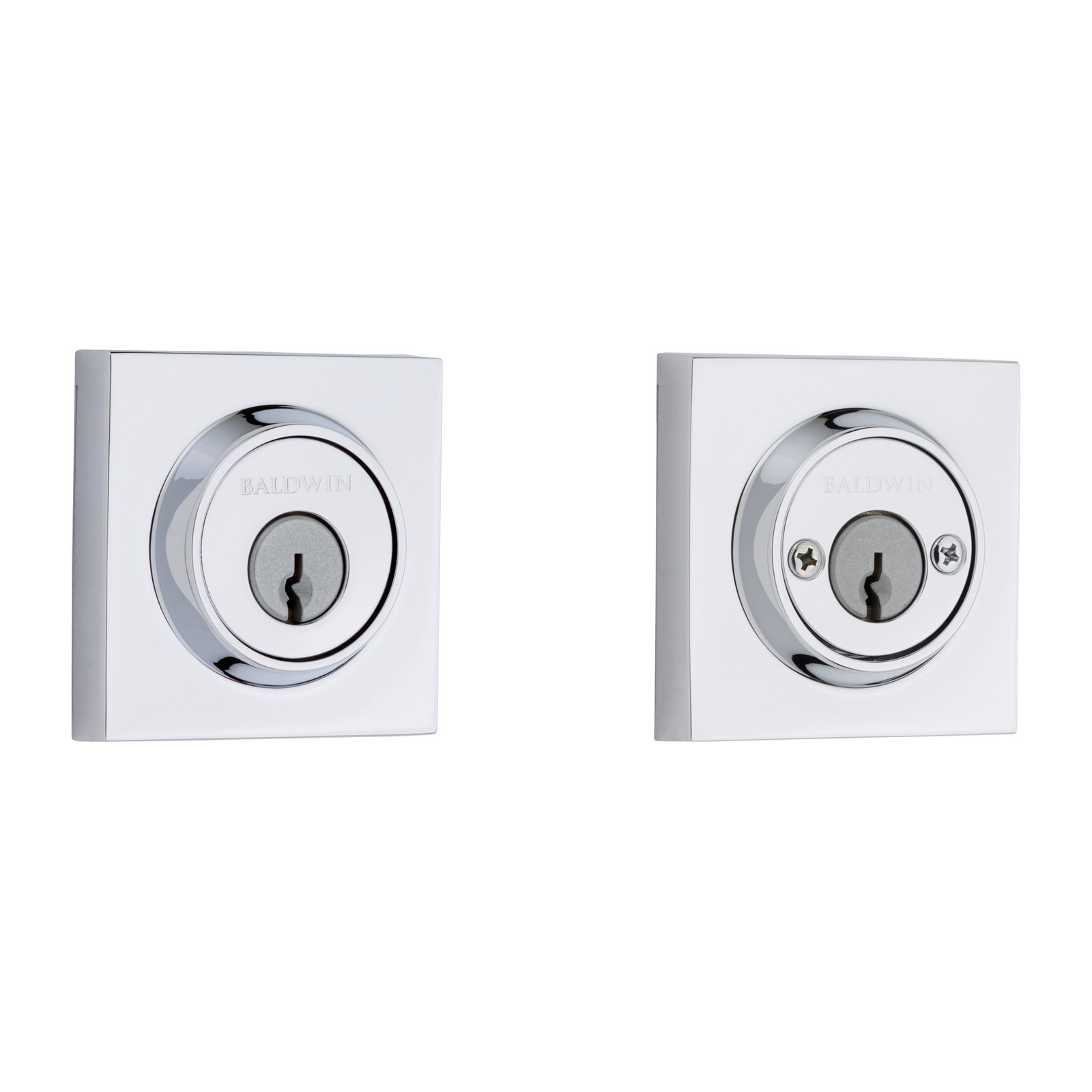 Baldwin DC.CSD Contemporary Square Standard C Keyway Double - Black