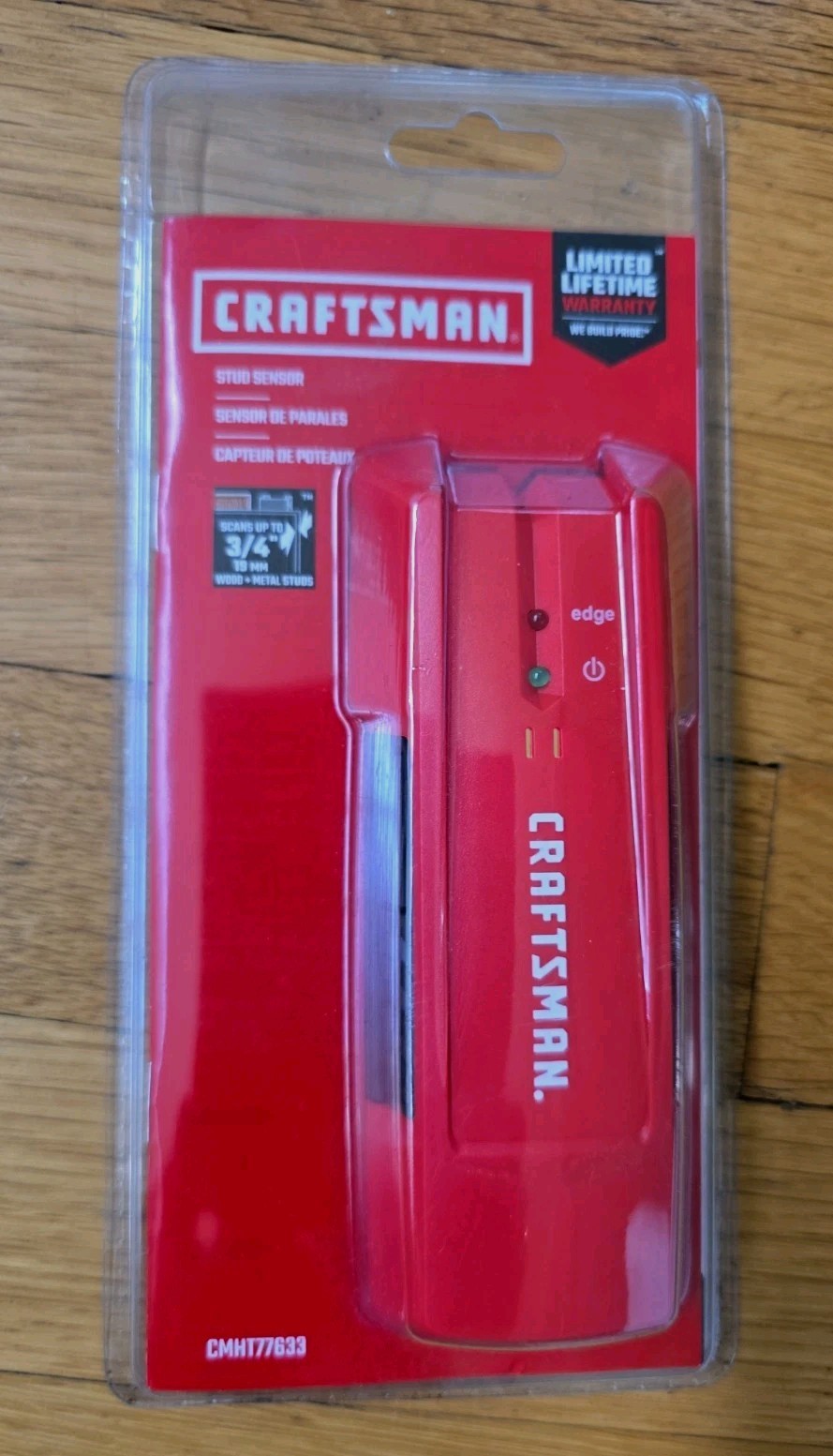 New & Sealed - Craftsman Stud Sensor Finder 3/4" Depth - CMHT77633 - NEW