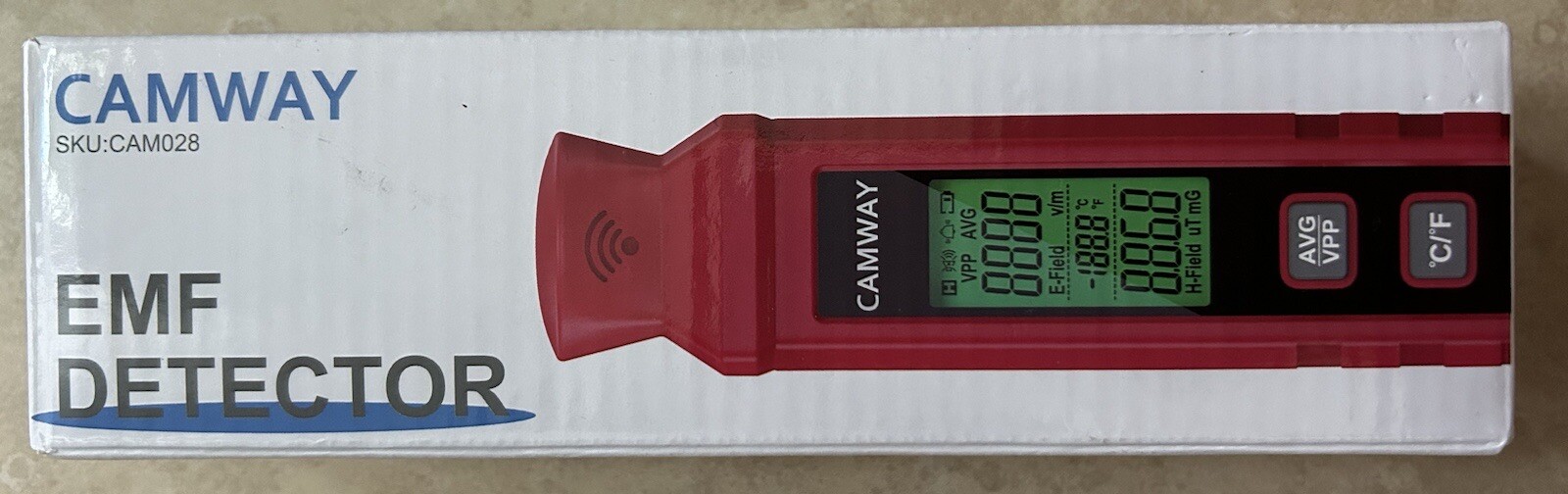 EMF Meter Digital Electromagnetic Field Radiation Detector Handheld LCD Tester