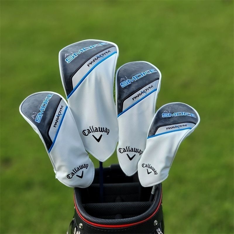 New 2024 Callaway Paradym Ai Smoke Driver Wood Hybrid UT Head Cover Black&White