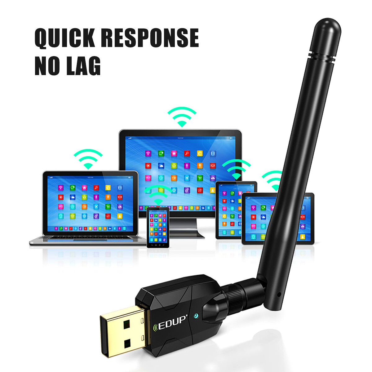USB Bluetooth 5.1 Adapter 100M Long Range Bluetooth Dongle EDR For PC & Desktop