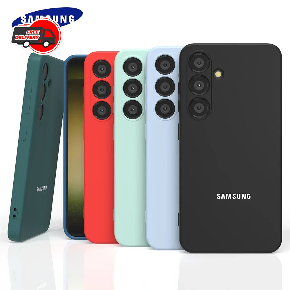 For Samsung Galaxy S25 S24 S23 S22 S21 Ultra Plus FE Case Silicone Shockproof Co