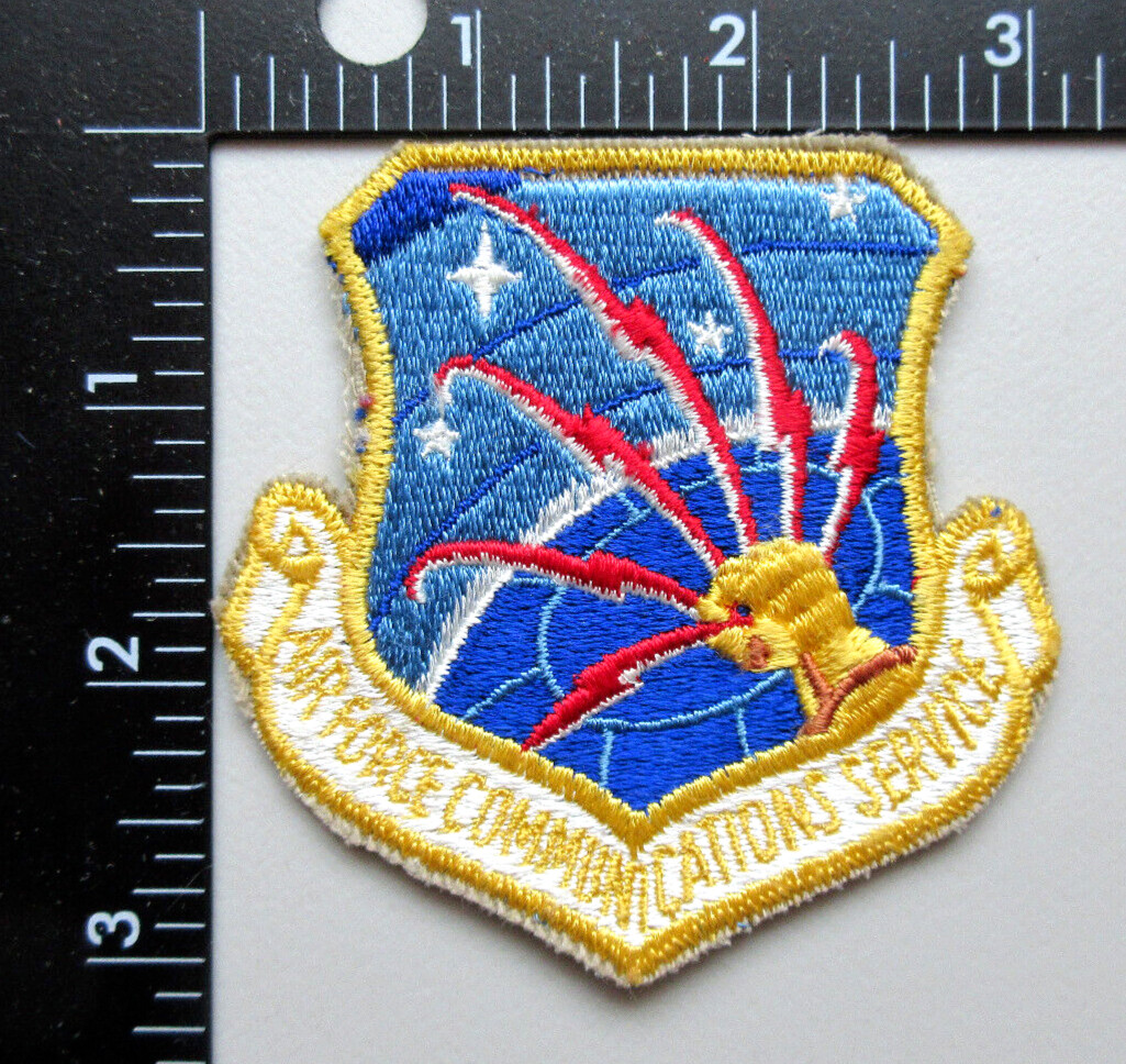 ⭐U.S. AIR FORCE COMMUNICATIONS SERVICE MILITARY USAF COLLECTIBLE SEW ON PATCH