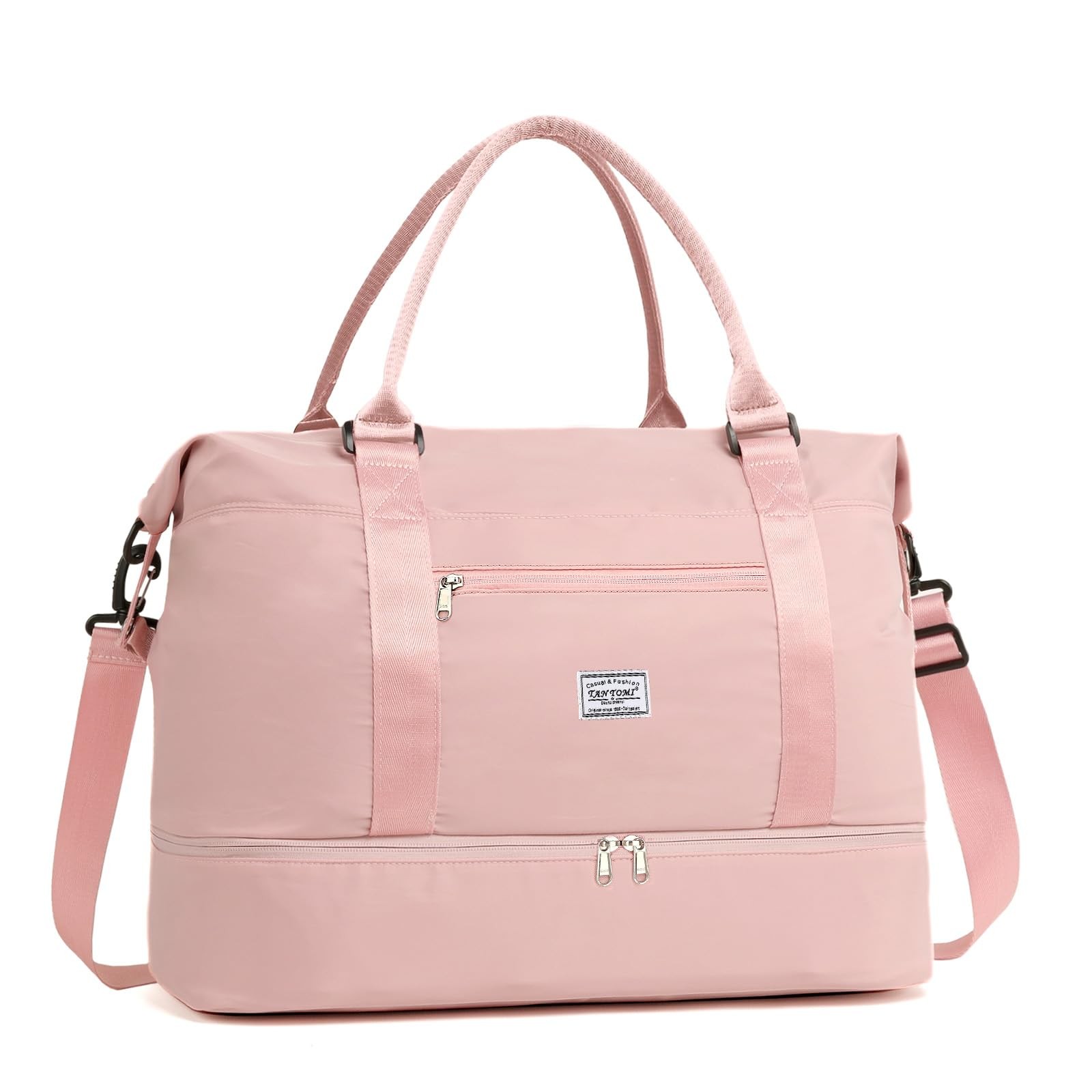 Travel Duffle Bag for Personal Travel Bag with Shoes Compartment, Weekender O...