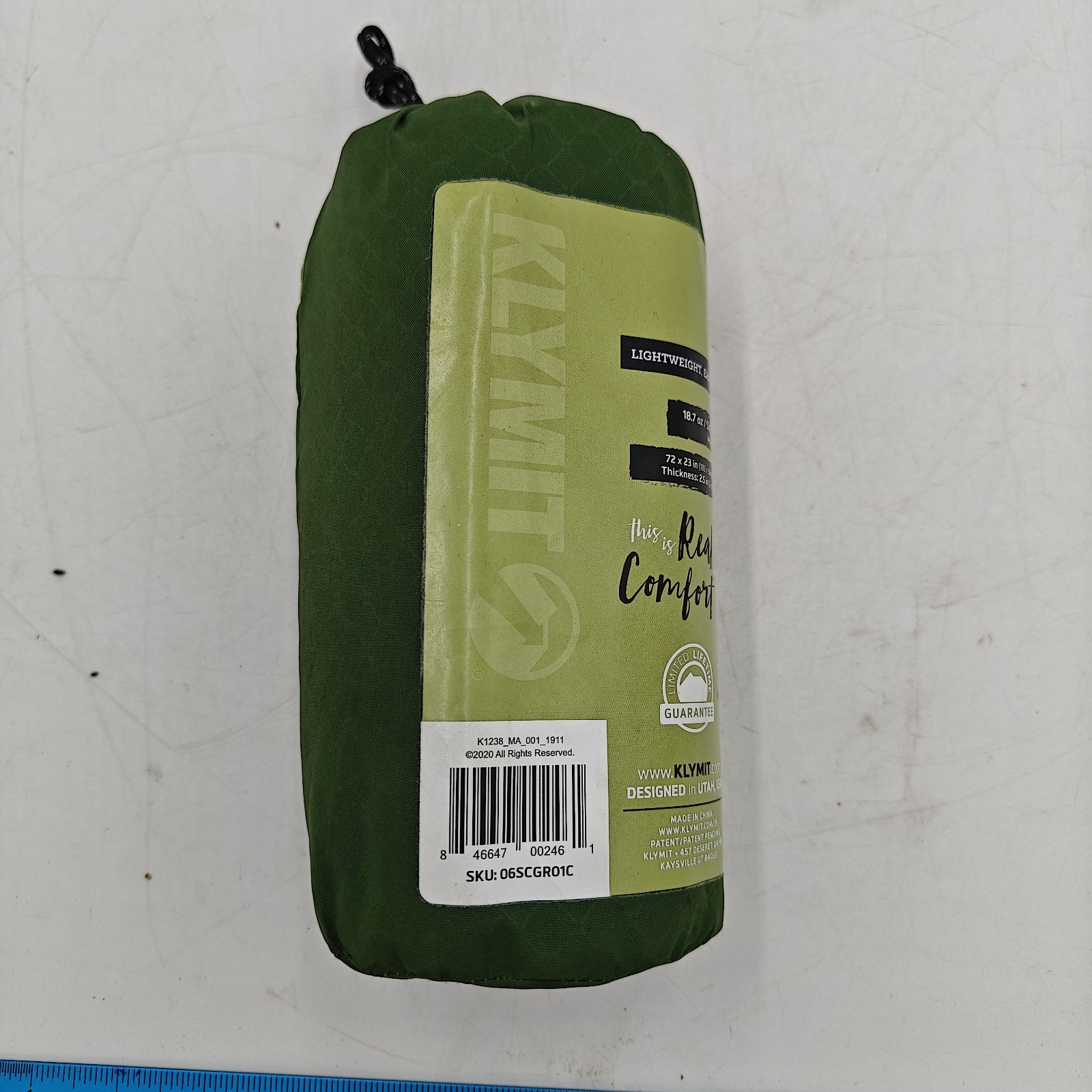 Klymit Static V Lightweight Sleeping Pad Green New NIB