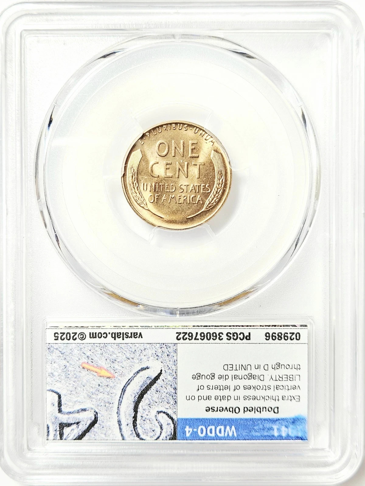 1941 PCGS MS66 RD Lincoln Cent VSS DDO