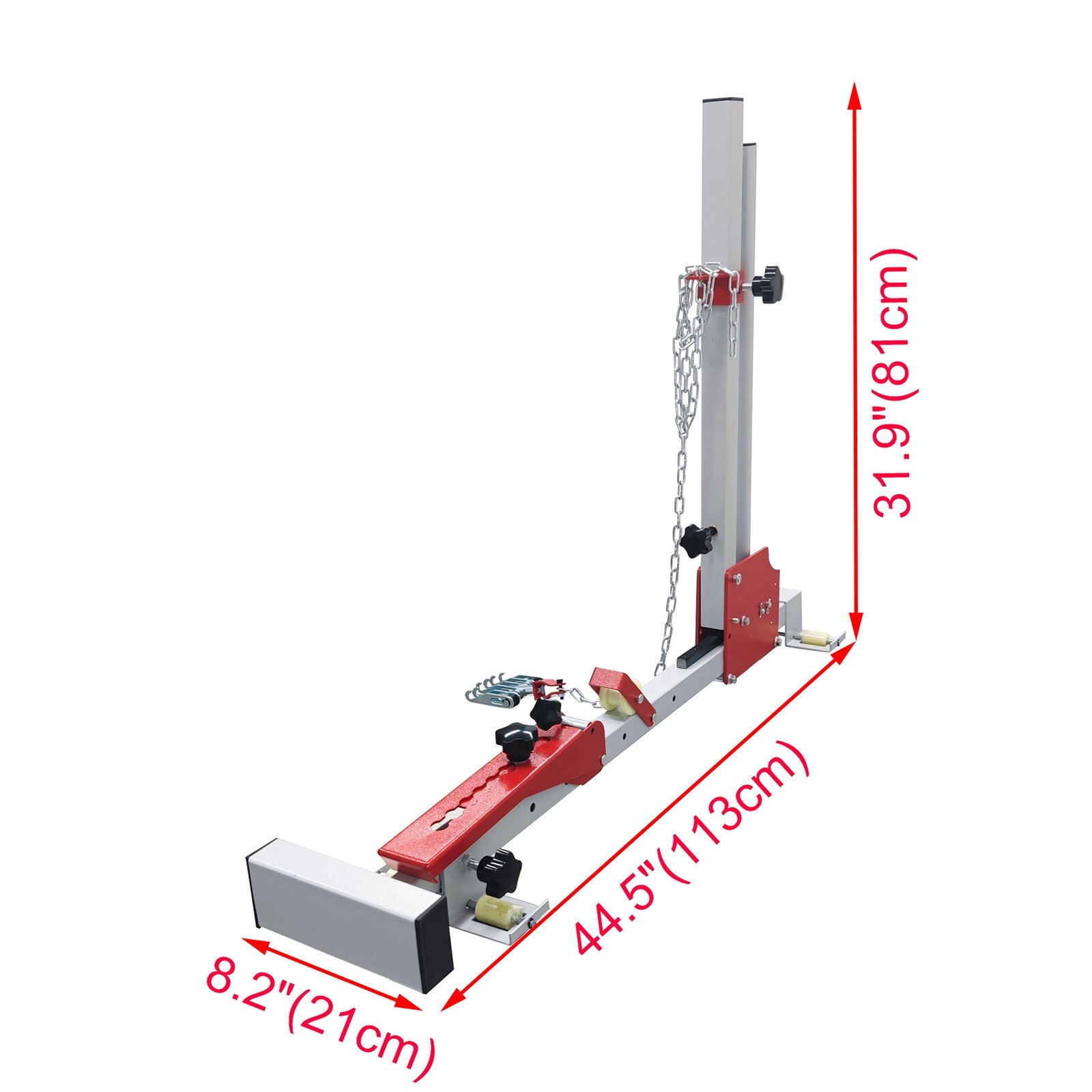 Car Damaged Sheet Metal Dent Repair Tool Pulling Machine 400kg Pulling Force