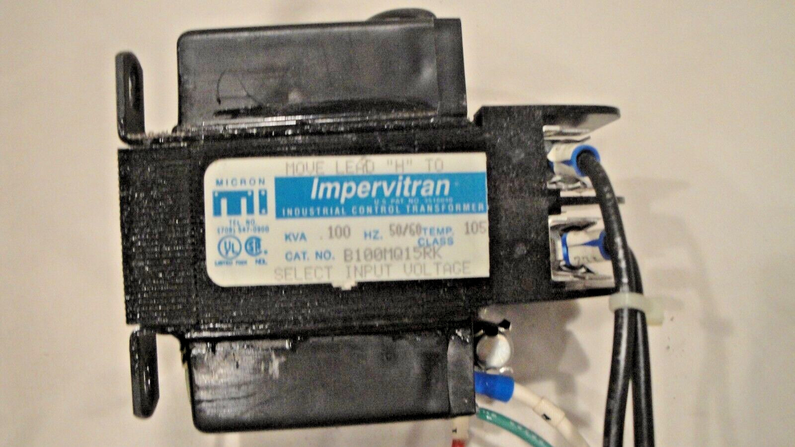 Micron Control B100MQ15RK Transformer