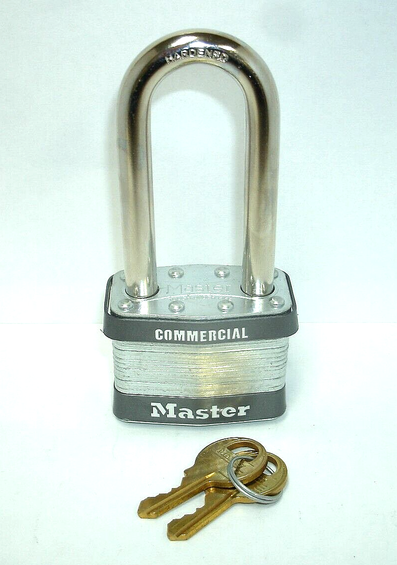 Master #5, 5KALJ-Laminated Padlock-3/8" Shackle-NEW!