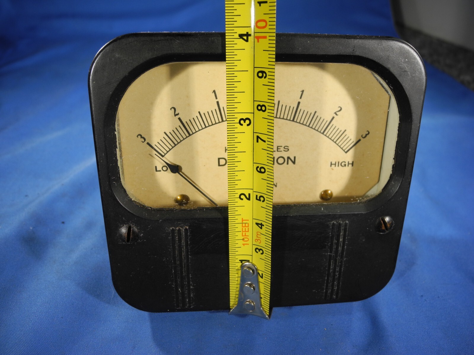 *Rare Weston Kilocycles Deviation Panel Meter 3-0-3 Model 861