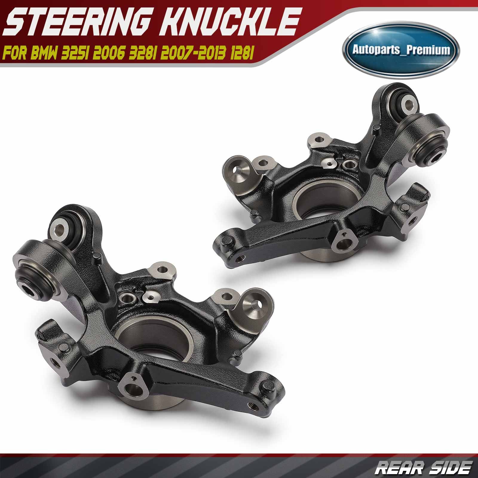 2x Rear Side Steering Knuckle for BMW E90 325i 2006 328i 2007-2013 128i 135is M3