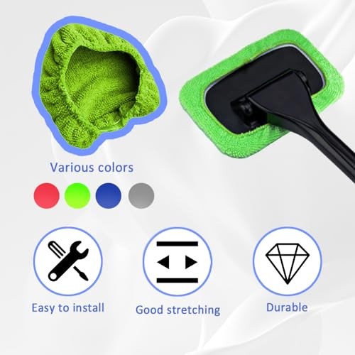 Car Care Microfiber Cloths for Windshield Cleaner, Replaceable Glass Cleaning