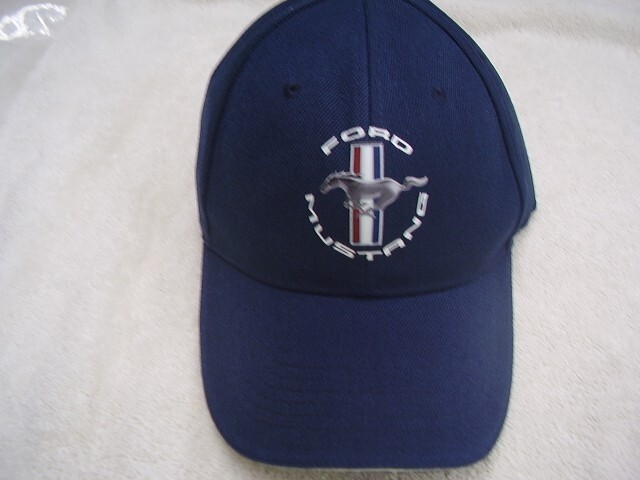 FORD MUSTANG   NEW  HAT   BASEBALL CAP STYLE DARK NAVY BLUE