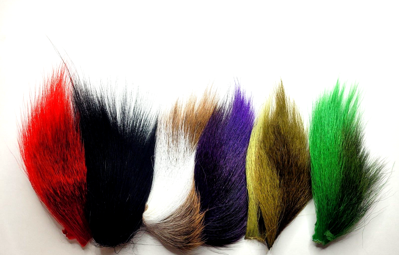 BUCKTAIL COMBO PACK - 6 COLORS - CUSTOM COMBOS - Fly Tying Material - Jig - NEW!