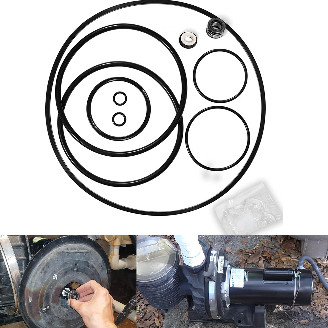 O-Ring Seal Rebuild Repair Kit 73 For Pentair Pac Fab Challenger Pool Pump Kit 5