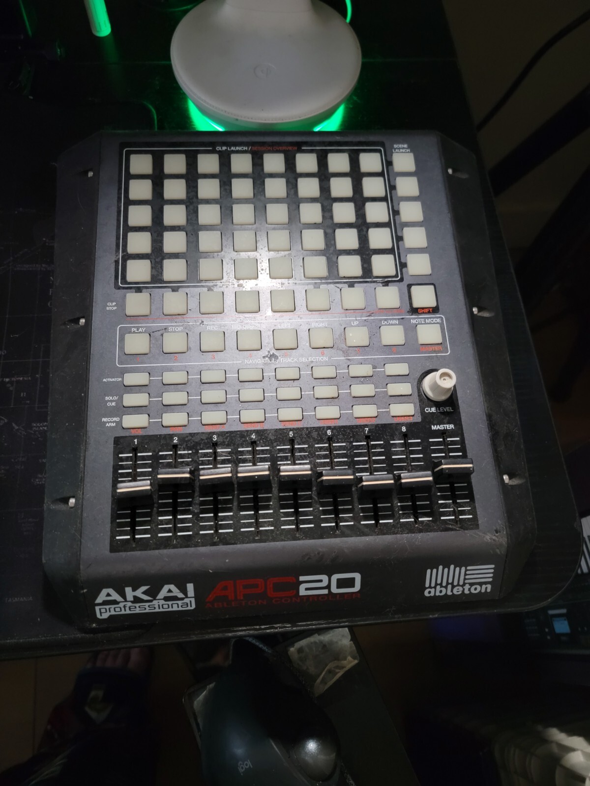 AKAI APC20 Ableton Midi Controller Good For Parts Pads Knobs Slides Pots