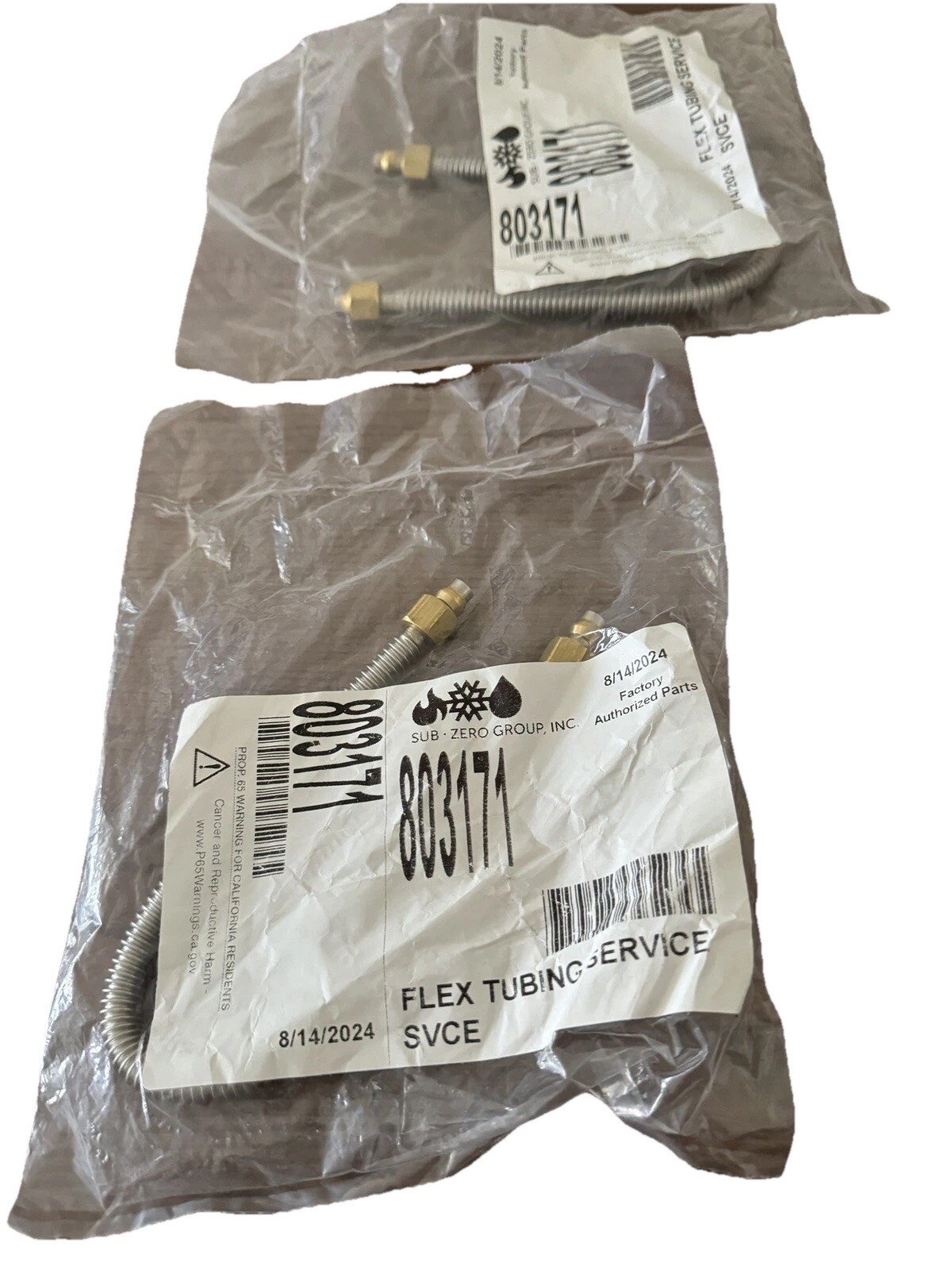 OEM Genuine 803171 Flex Tubing Service SVCE Sub-Zero Wolf NEW