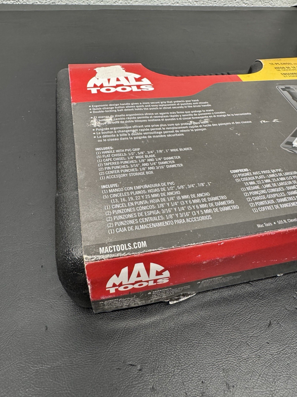Mac Tools 12 Pc Chisel & Punch Set