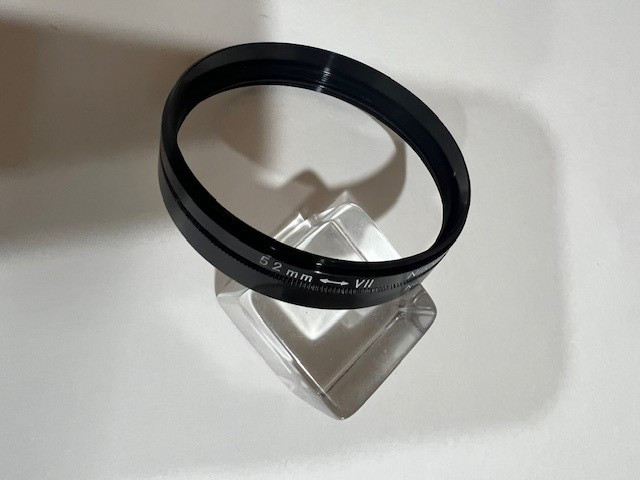 Nikon 52mm-Vll Step Up Series 7 Adapter Ring with No. 9 Retaining Ring