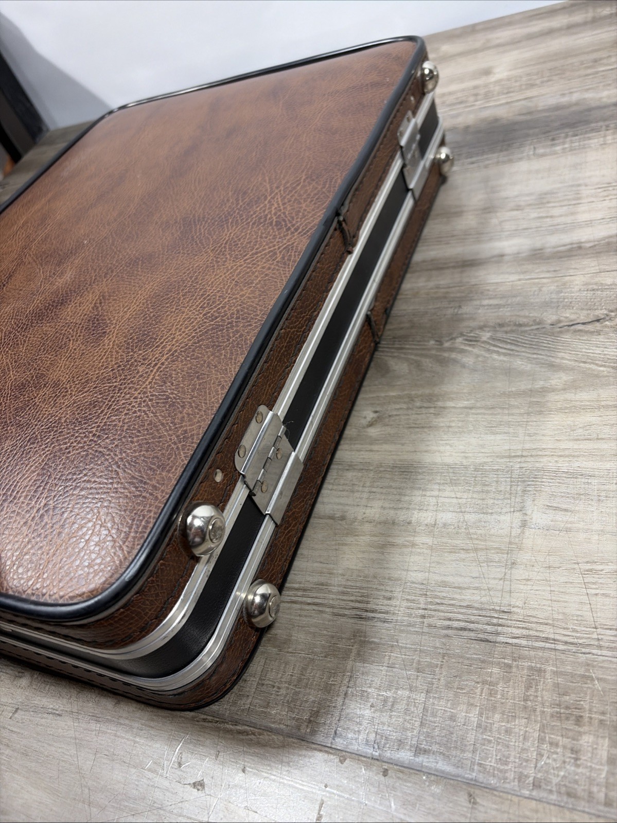 NOS PLATT Hard Plastic Briefcase / Attache Case Keys Included Nice HARD Case