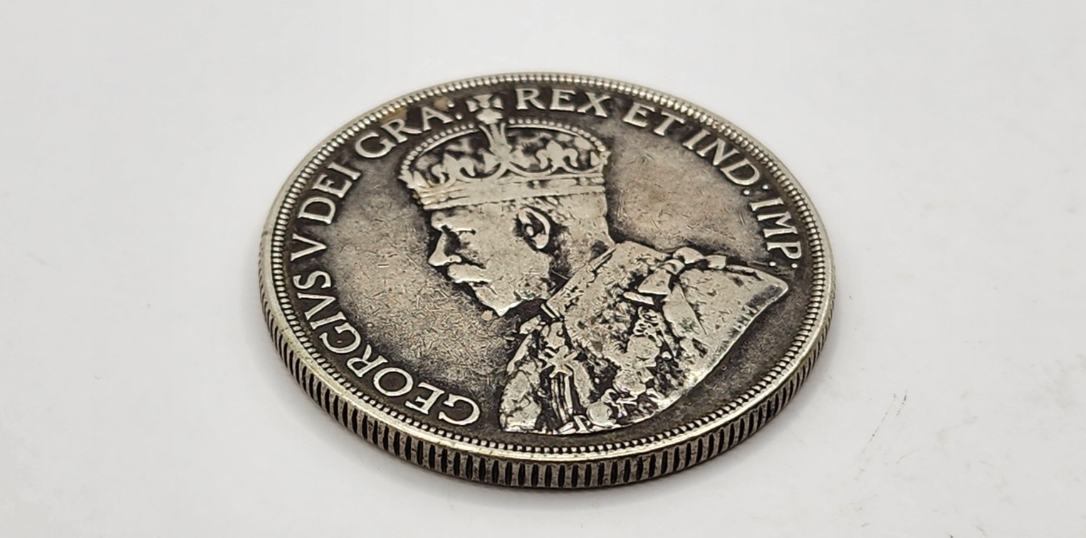 1936 Canada 1 Dollar Silver Coin - George V - KM#31