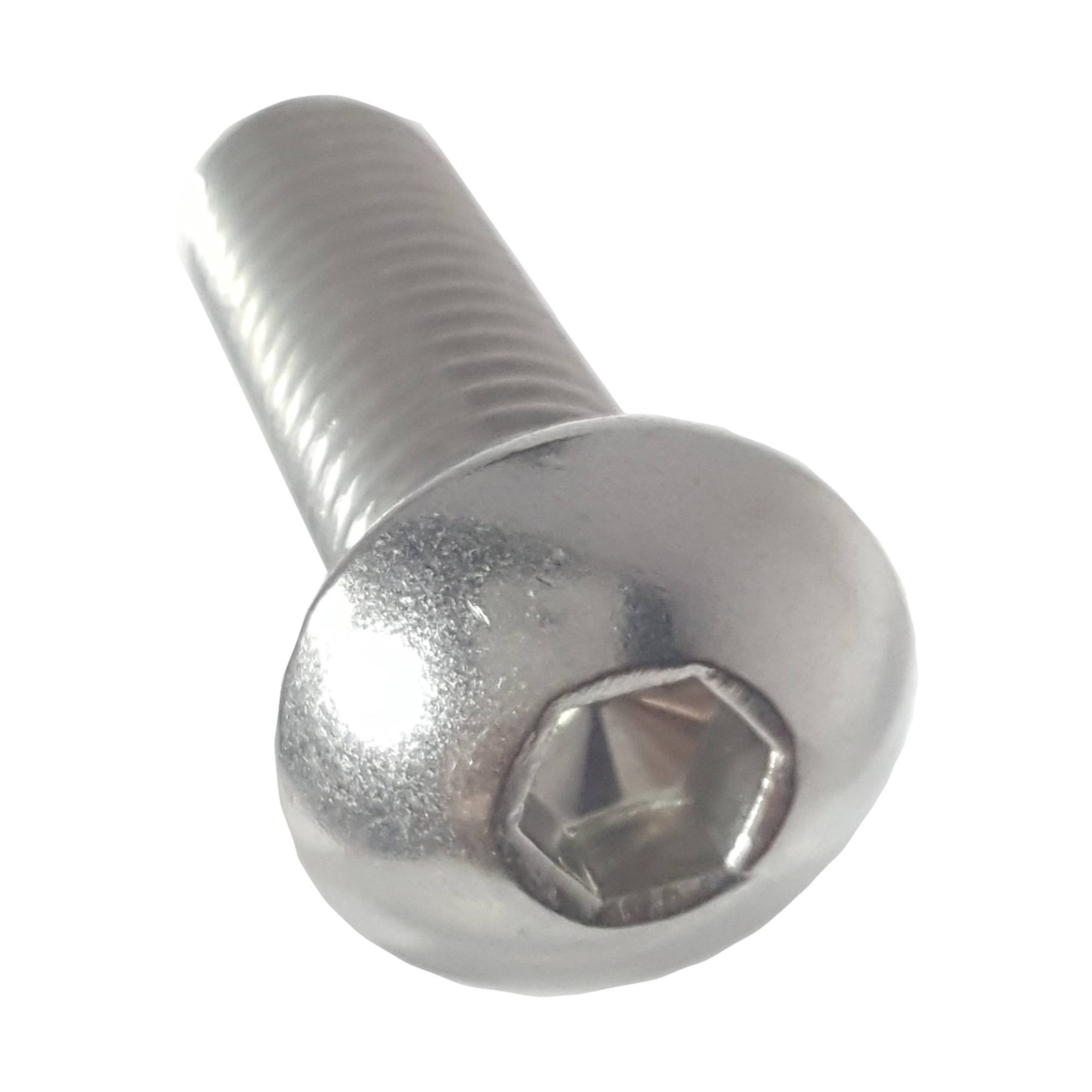 10-32 Button Head Socket Cap Screws Allen Hex Drive Stainless Steel 18-8