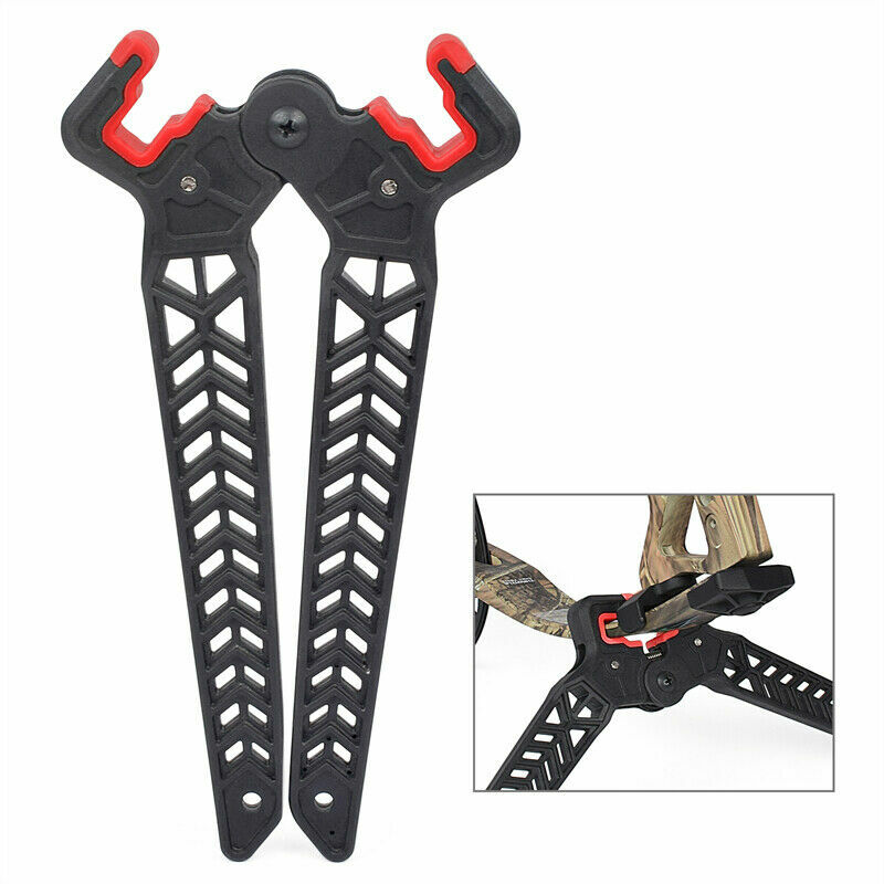 1X Kick Stand Archery Compound Bow Holder Target Hunting Range Protection 22cm