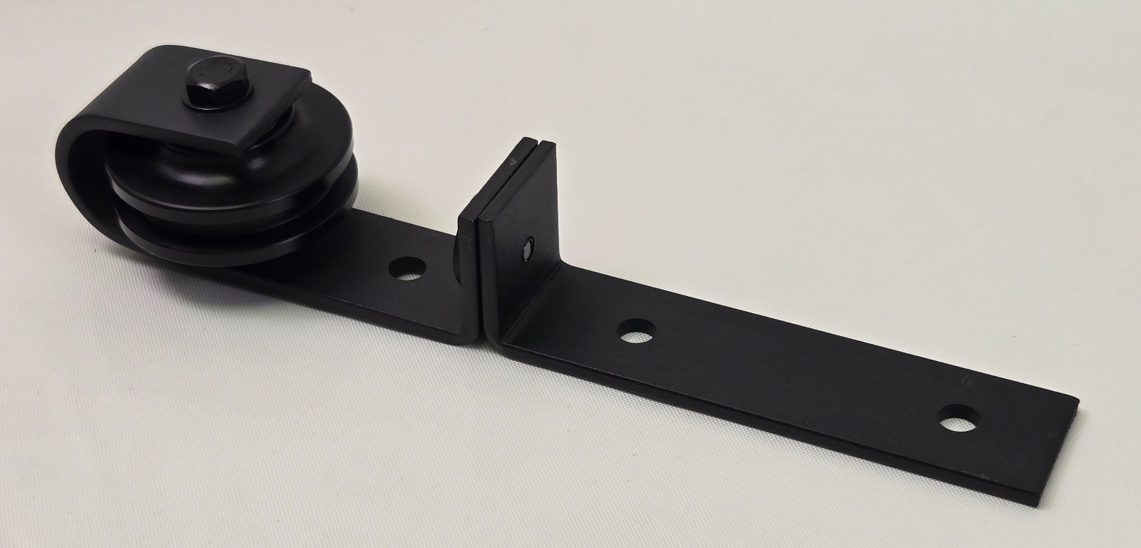 36'' Bifolding Sliding Barn Door Hardware Kit Combination Track Black - NIB