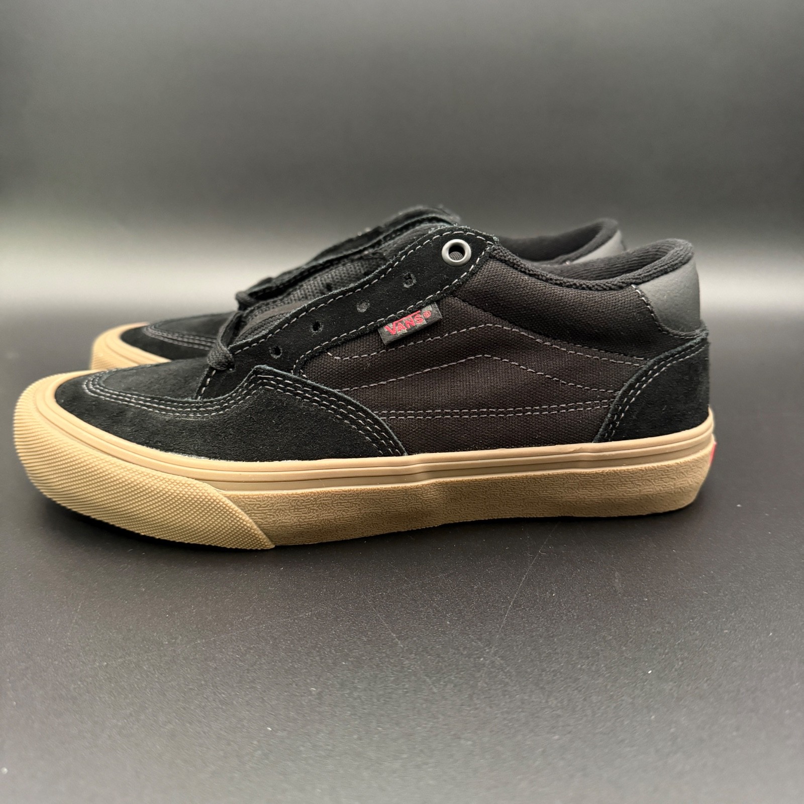 New VANS Skate Rowan Gum Shoes Black Dark Gum "Men’s SIZE" UNISEX VN0A5JIC39L