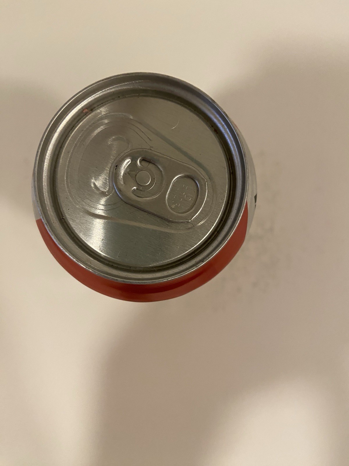 12 oz. WHITE COKE CAN ( POLAR BEARS ) EMPTY BOTTOM OPENED
